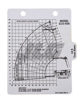 91573024 Decal, Cap Chart G10-55A | JLG
